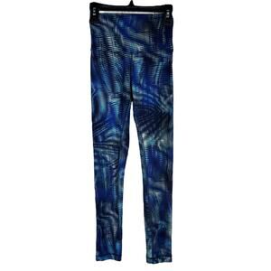 Lululemon SZ 2 Wunder Train 25" Crop Tight Abstract Hi-Rise Pocket Quick-Dry New